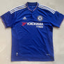 Chelsea 2015/16 Vintage Home Jersey - Size Large-Olive & York