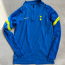 Tottenham Quarter Zip Warm Up Vintage Jacket - Size Medium-Olive & York