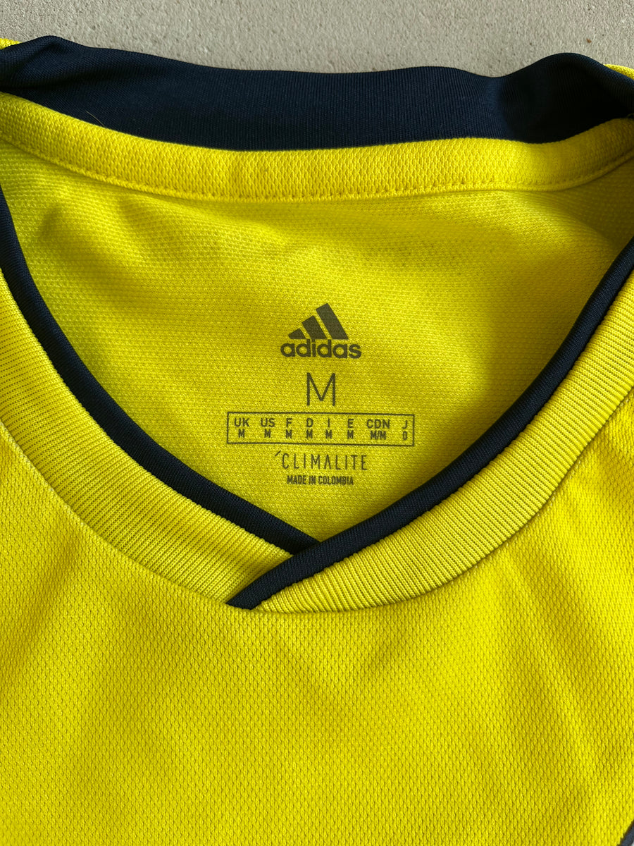 Colombia National Team Vintage 2018 Home Kit - Size Medium-Olive & York