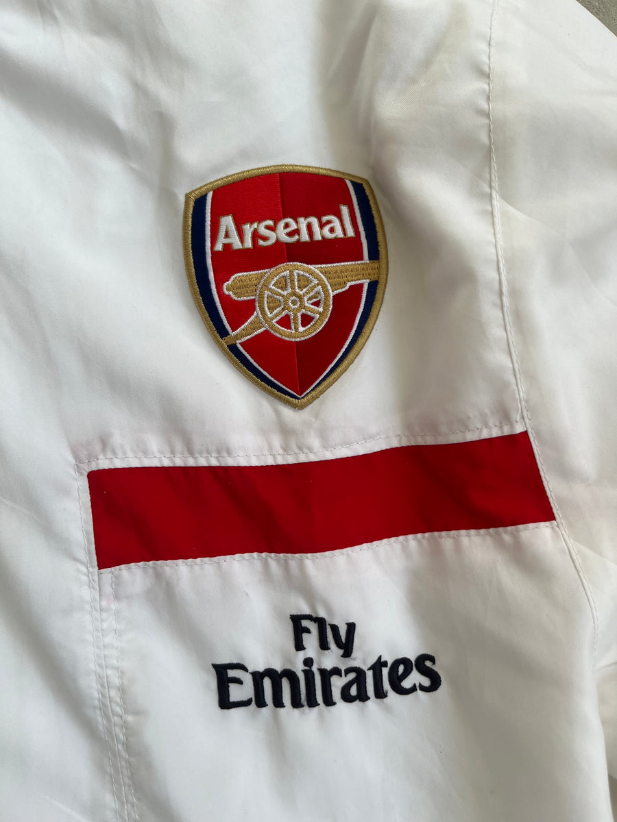 Arsenal Vintage Full Zip Training Jacket - Size Large-Olive & York
