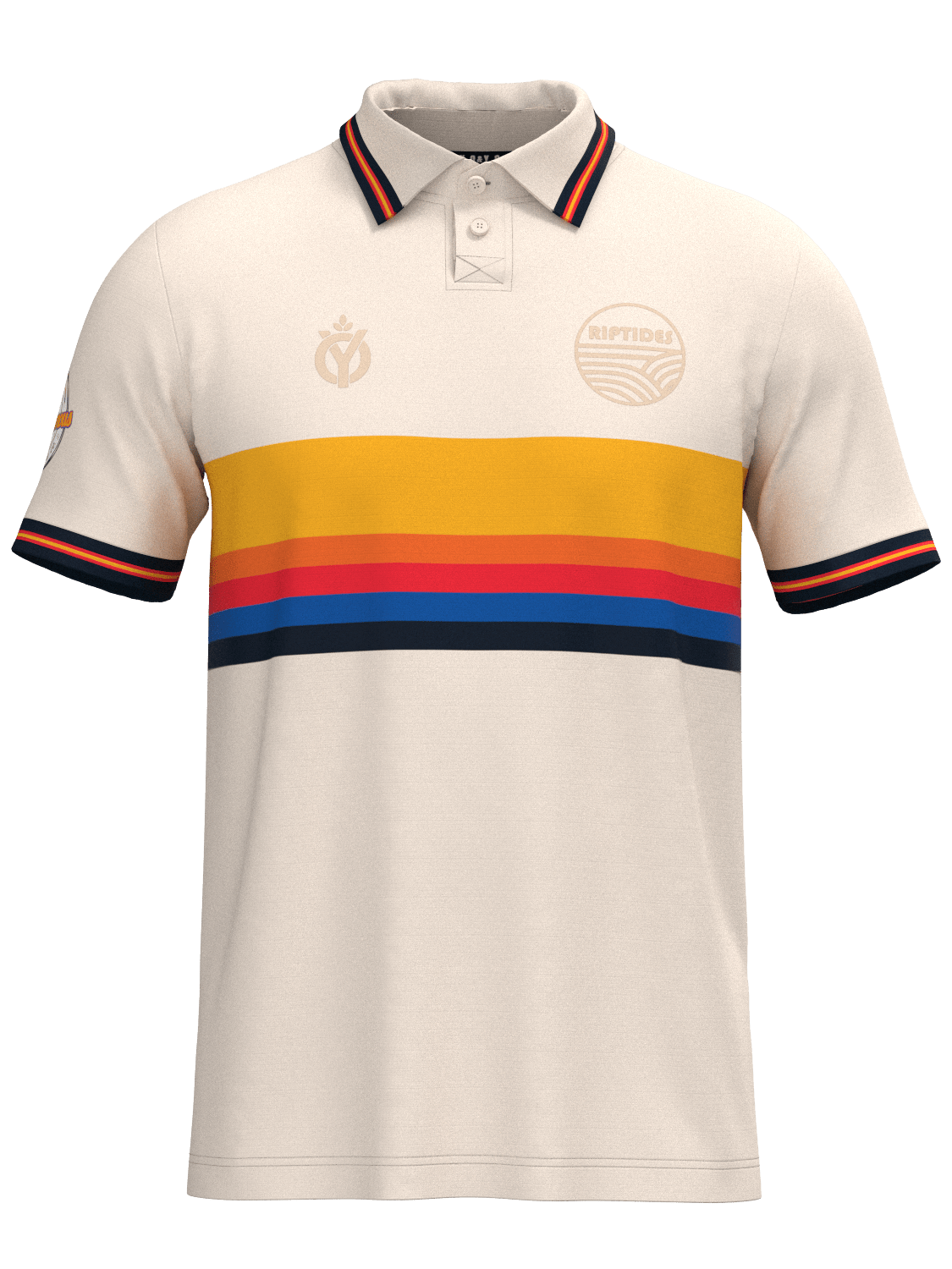 Riptides Supporters Group Inaugural Polo Jersey-Olive & York