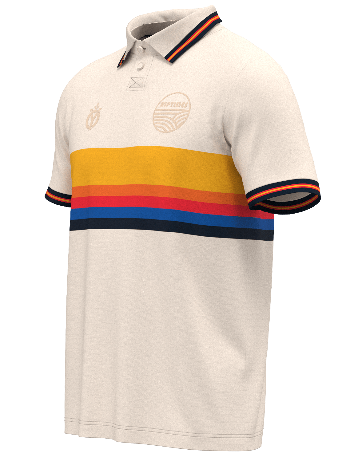 Riptides Supporters Group Inaugural Polo Jersey-Olive & York