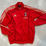 AC Milan Vintage Long-Sleeve Full Zip Training Jacket - Size Large-Olive & York