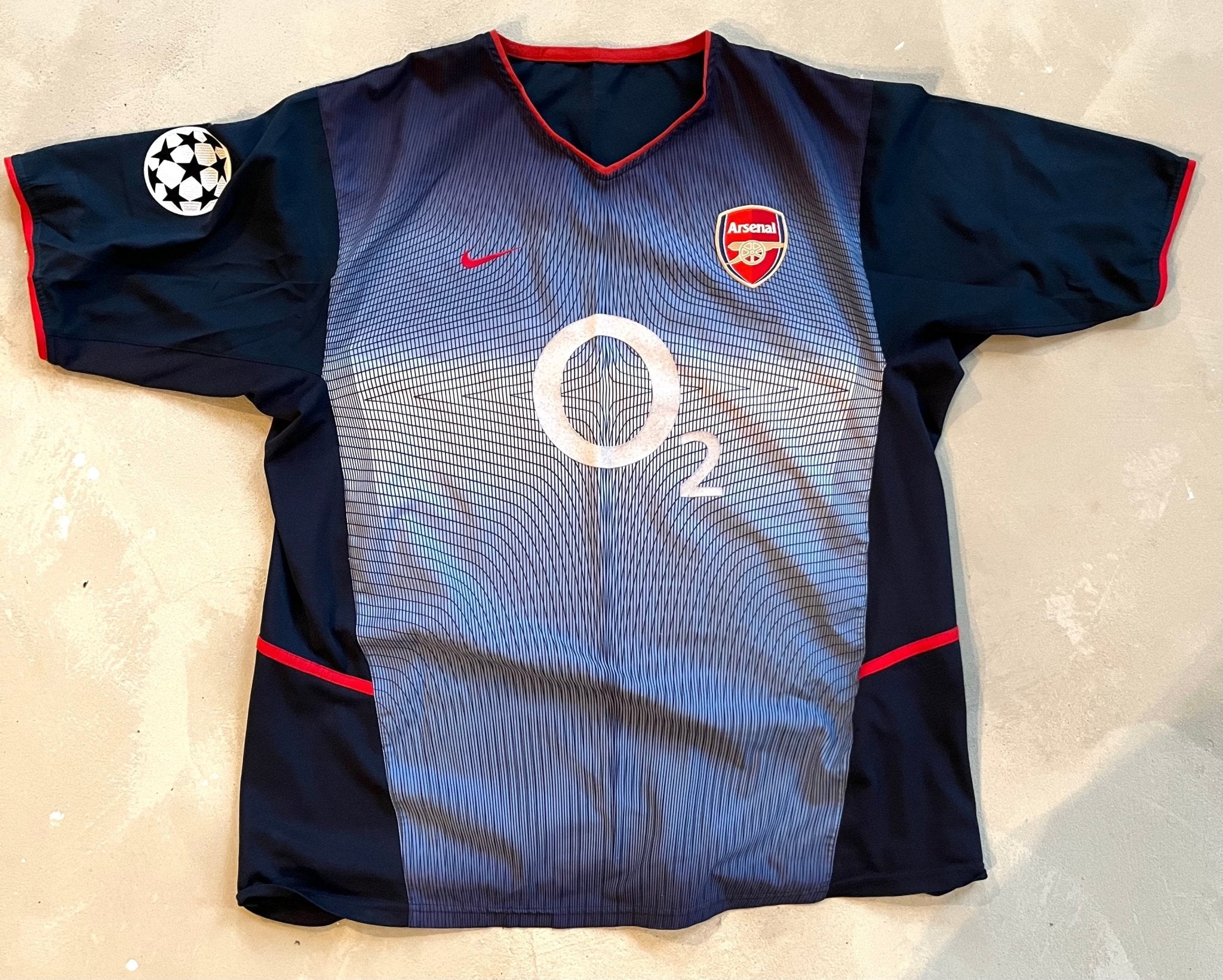 Arsenal 2002 03 Arsenal Blue Away Shirt Arsenal 2002-04 Blue Henry