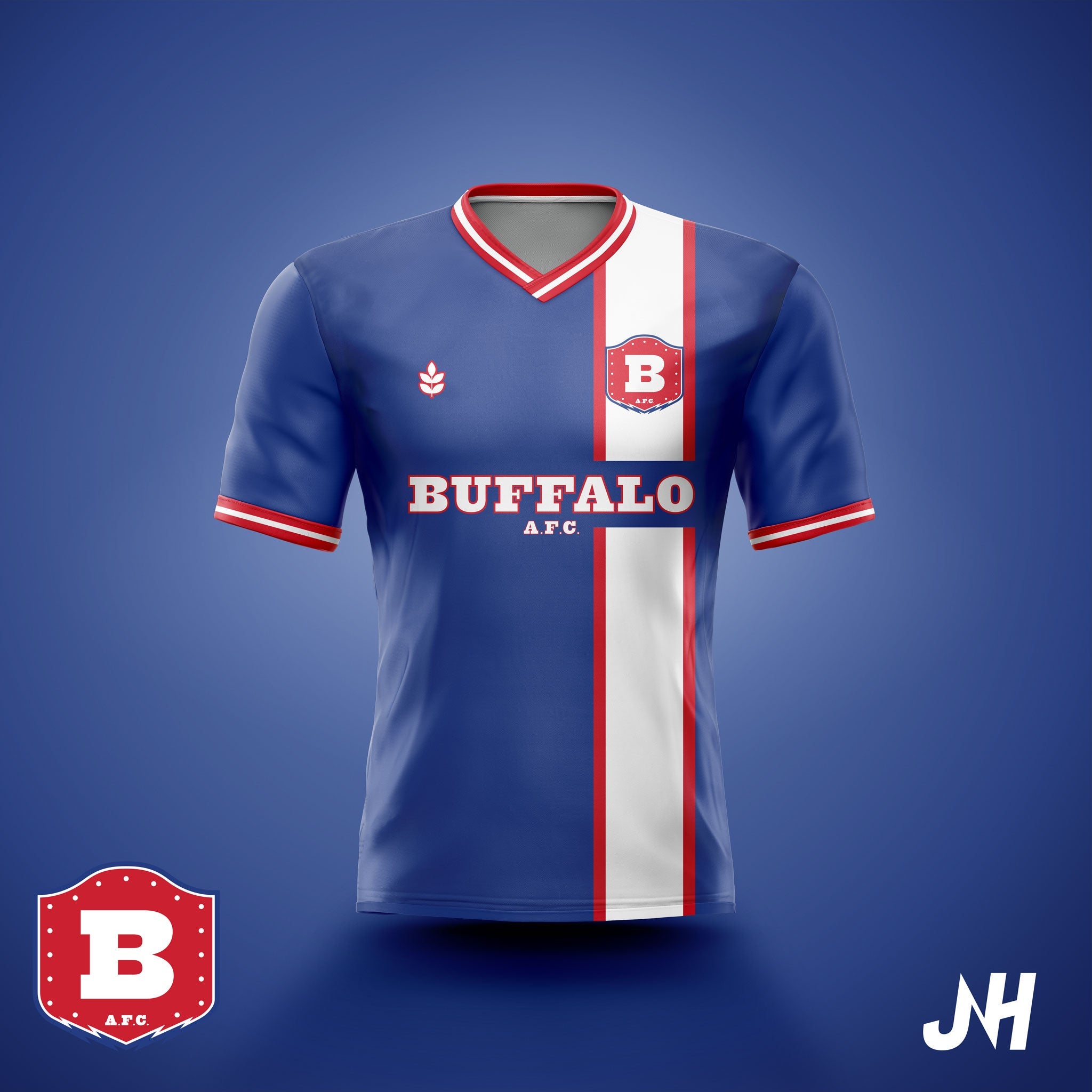 Buffalo AFC Soccer Football Jersey-Olive & York
