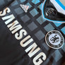 Chelsea 2011/12 Vintage Away Long-Sleeve Jersey - Size Large-Olive & York