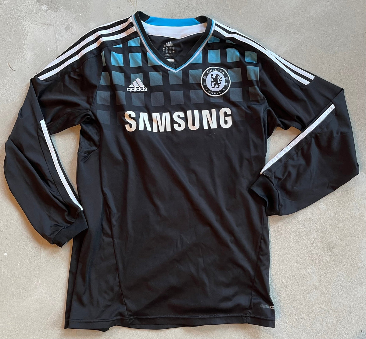 Chelsea 2011 12 Vintage Away Long Sleeve Jersey Size Large Olive York