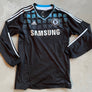 Chelsea 2011/12 Vintage Away Long-Sleeve Jersey - Size Large-Olive & York