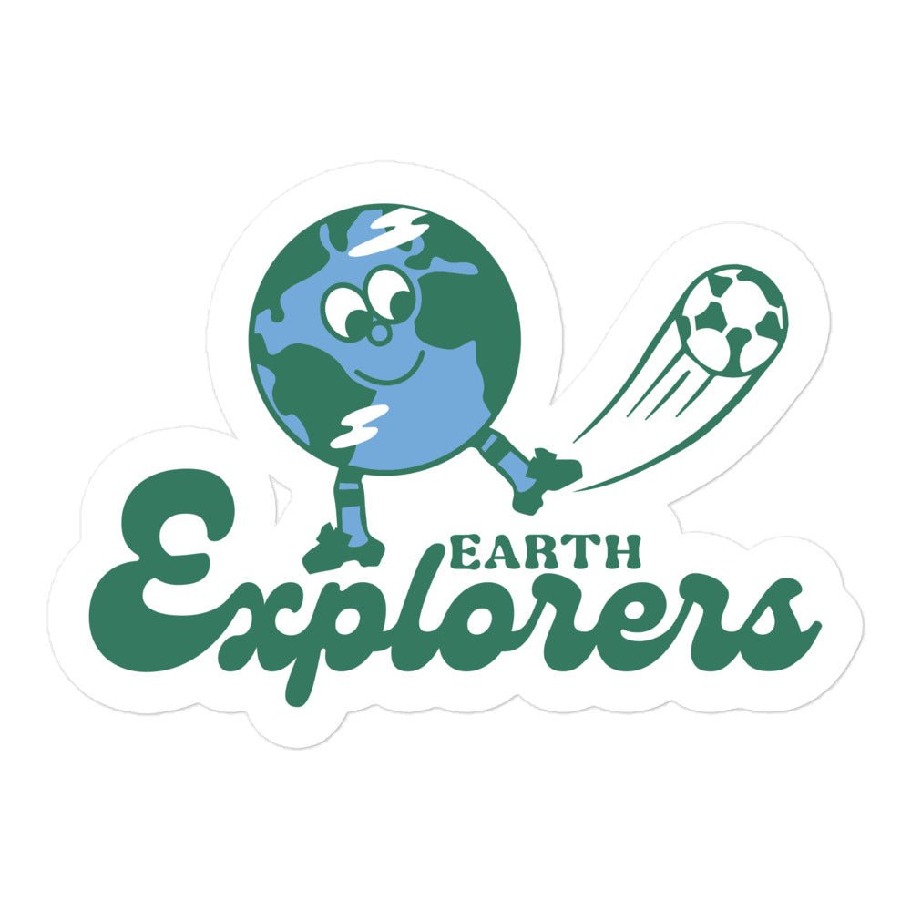 Earth Explorers Sticker-Olive & York