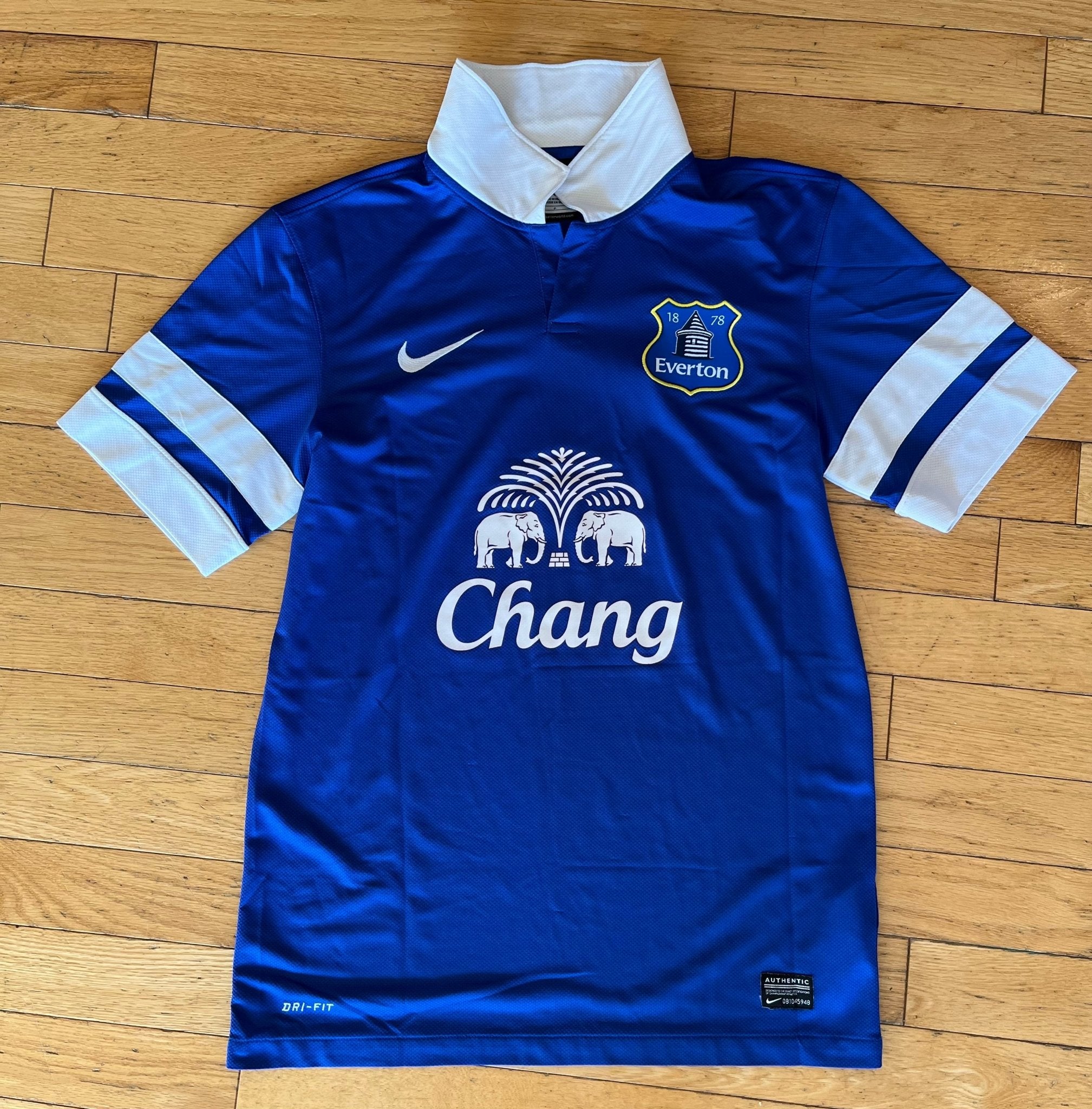 Everton 2013/14 Vintage Jersey – Olive York