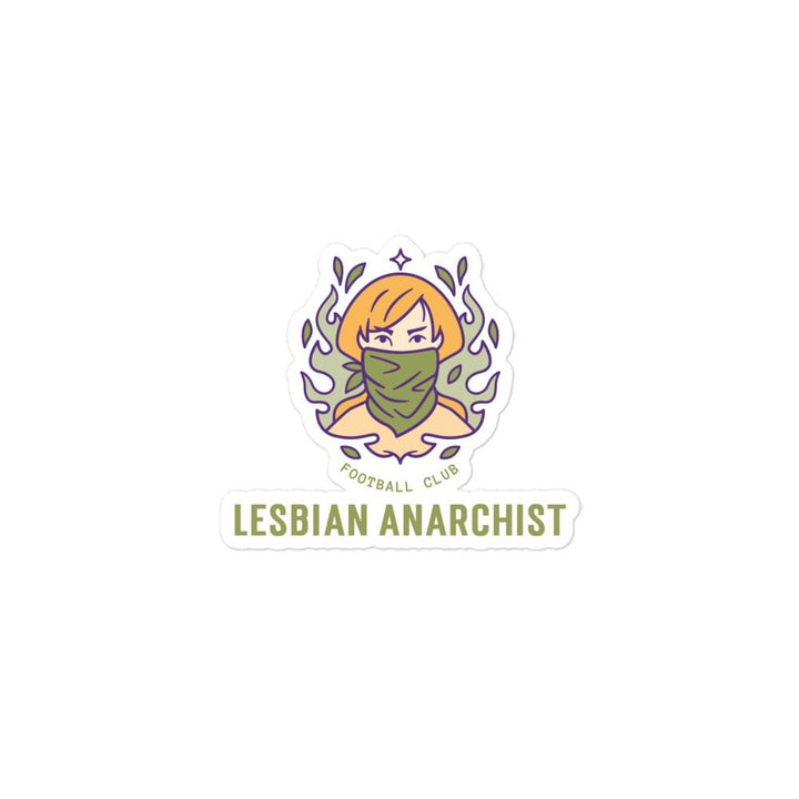 FC Lesbian Anarchist Sticker-Olive & York