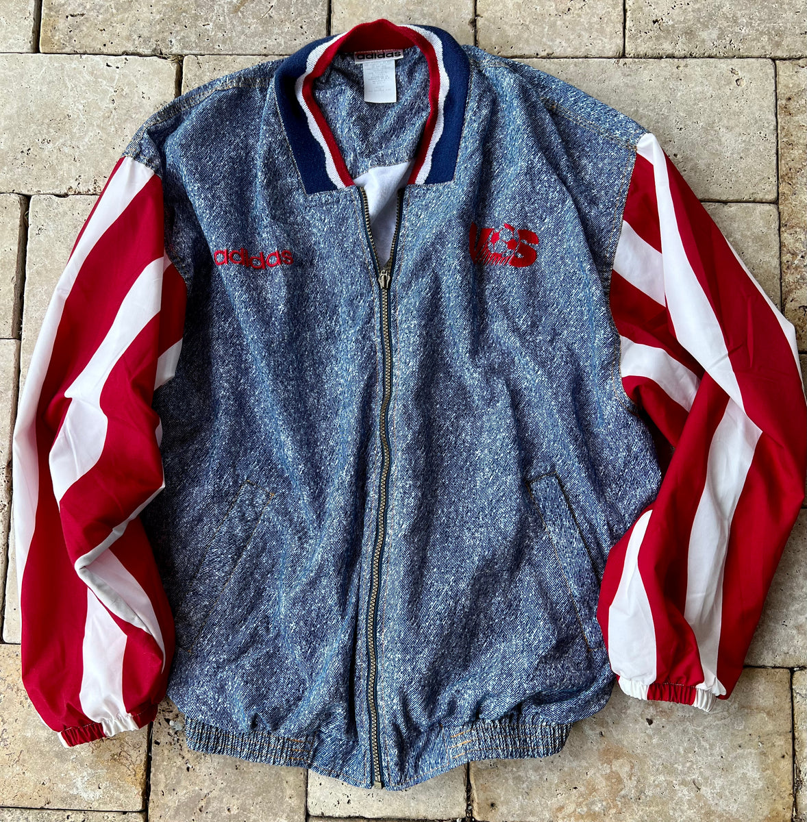 Vintage 1994 World Cup Adidas USA Médium Jacket – Olive & York