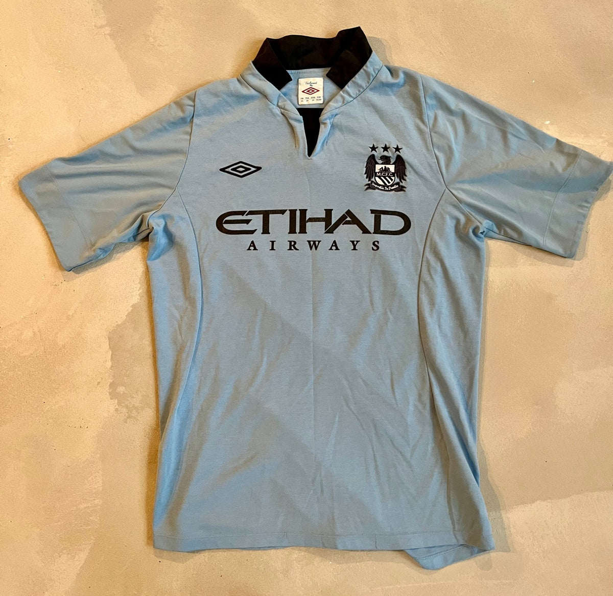 Manchester City 2012/13 Vintage Kompany Home Jersey Size 40 – Olive & York