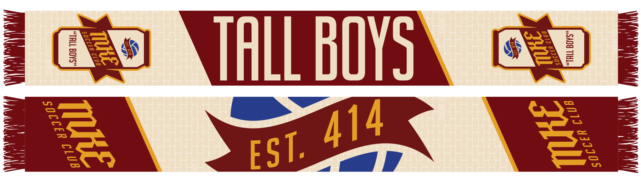 MKE Tall Boys SC Scarf-Olive & York