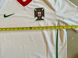 Portugal Vintage 2008 Away Jersey - Size Medium-Olive & York