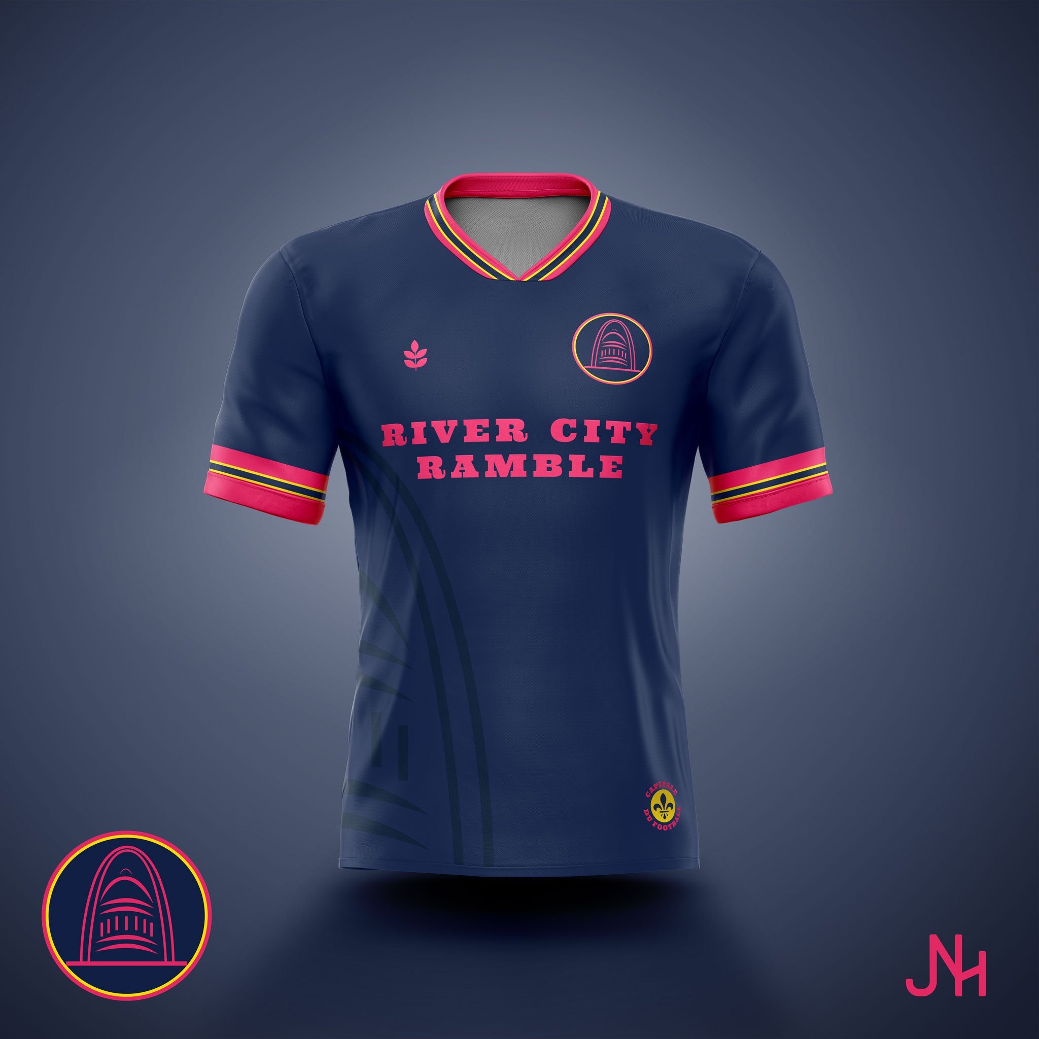 River City Ramble Jersey-Olive & York