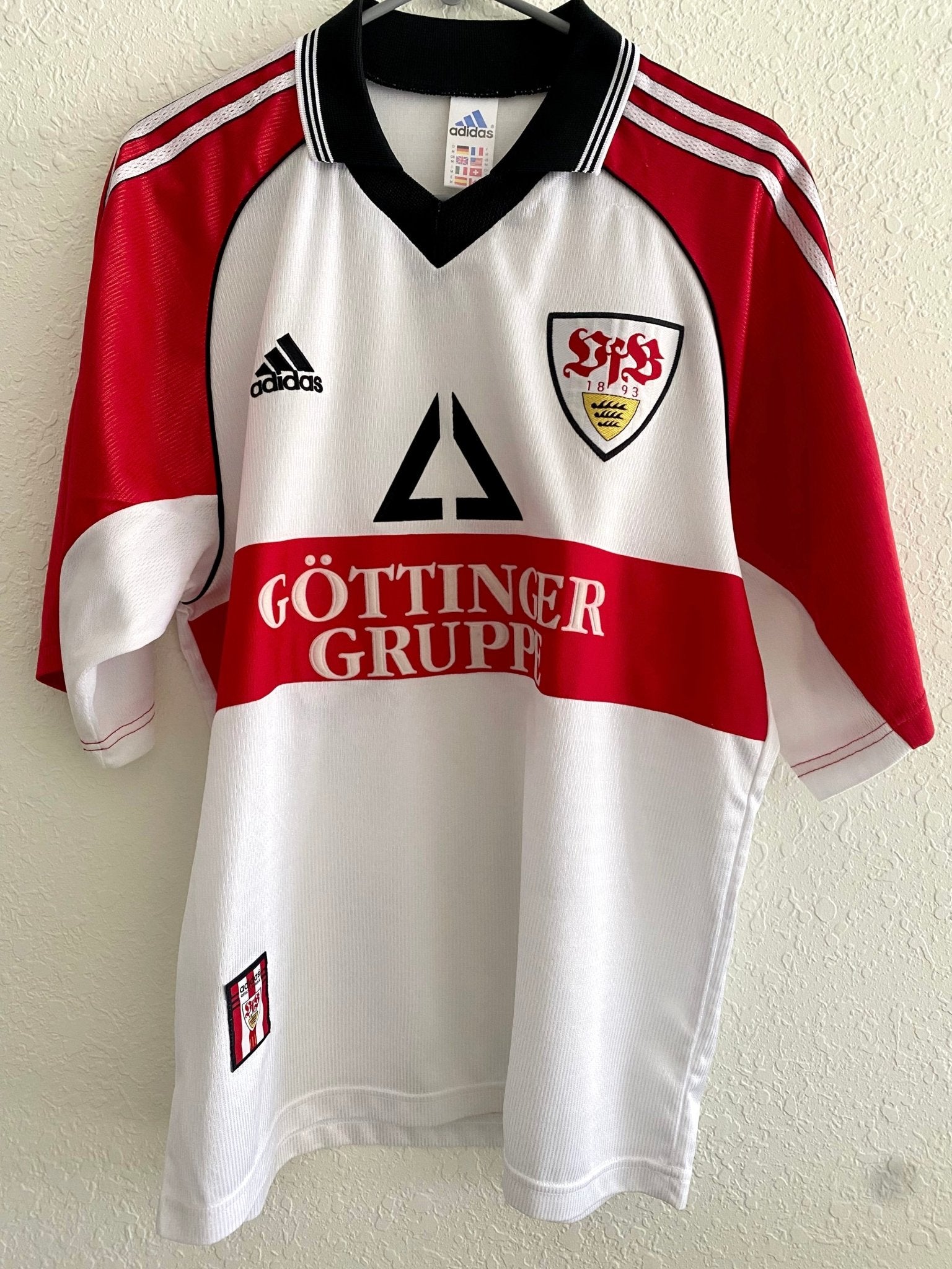 Stuttgart 1998-99 Adidas Vintage Jersey-Olive & York