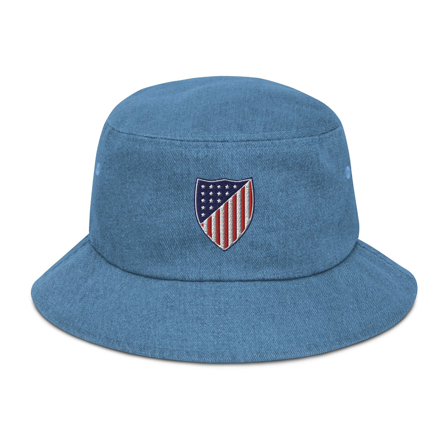 USA Denim Bucket Hat-Olive & York