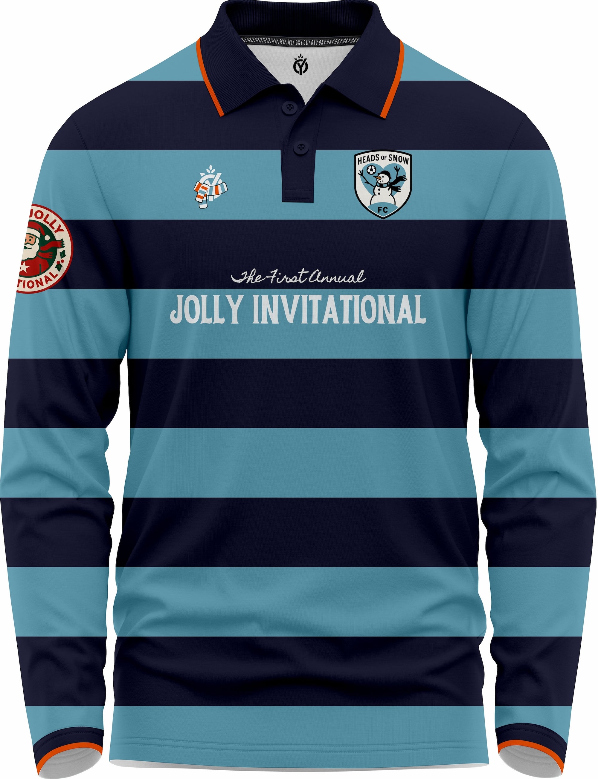 Heads of Snow Holiday Jersey-Olive & York