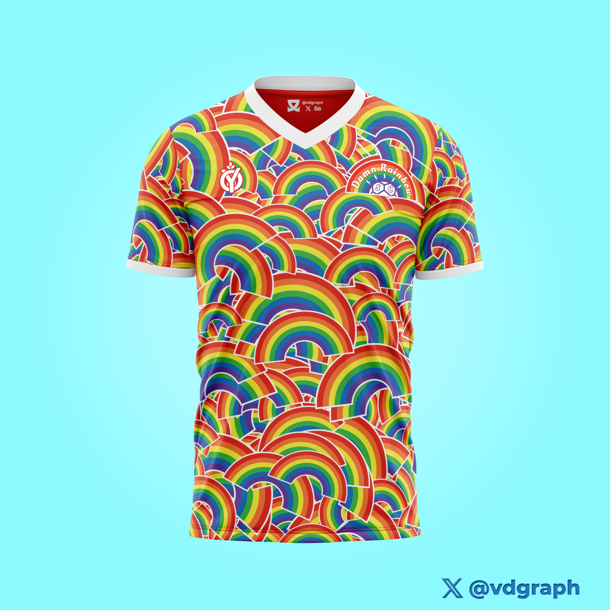 2026 Damn Rainbow SC Kit-Olive & York