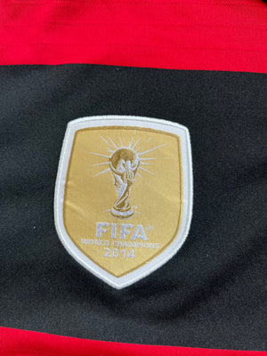 Germany 2014 World Cup Vintage Jersey - Size Large-Olive & York
