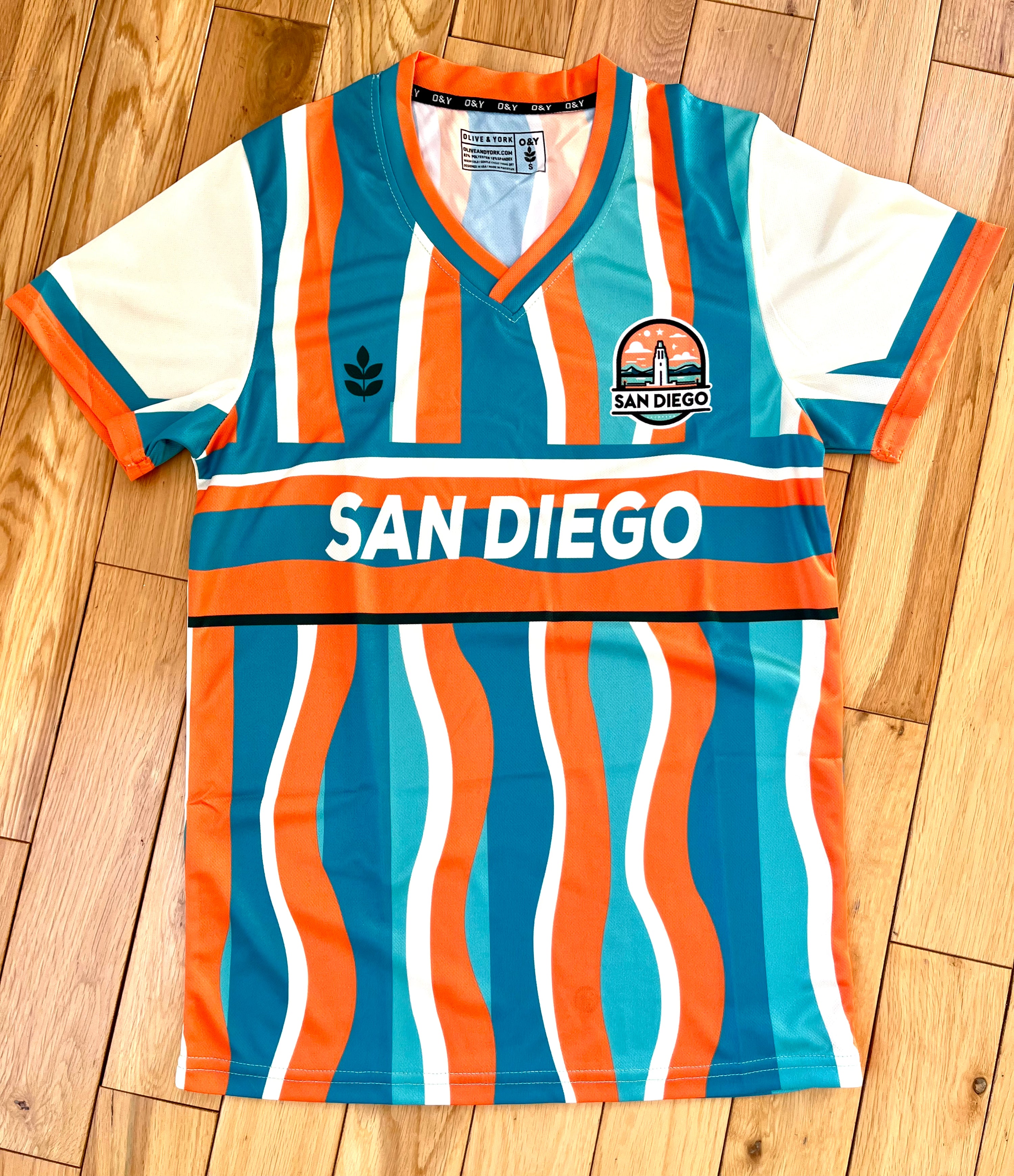 San Diego Soccer Jersey-Olive & York