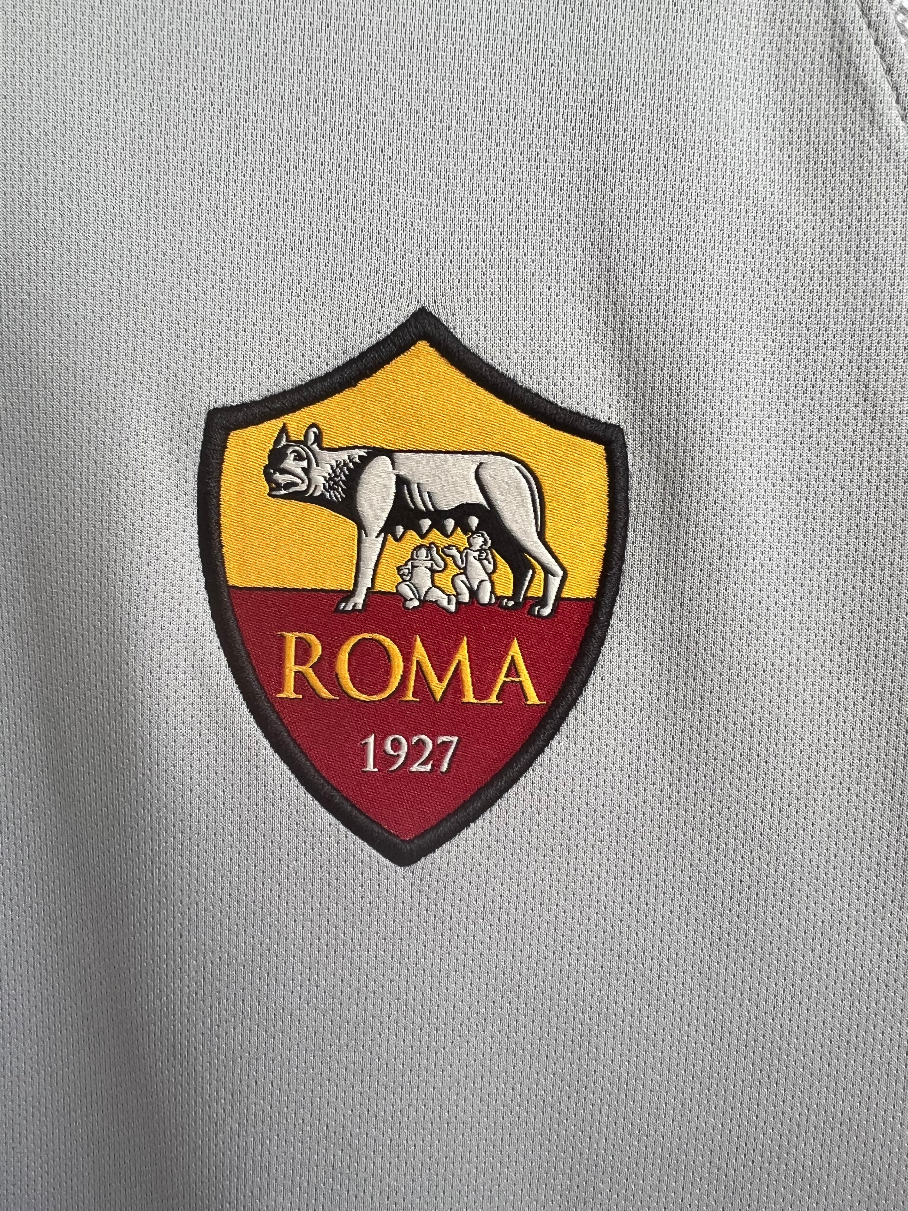 AS Roma 2018 Vintage Away Jersey-Olive & York