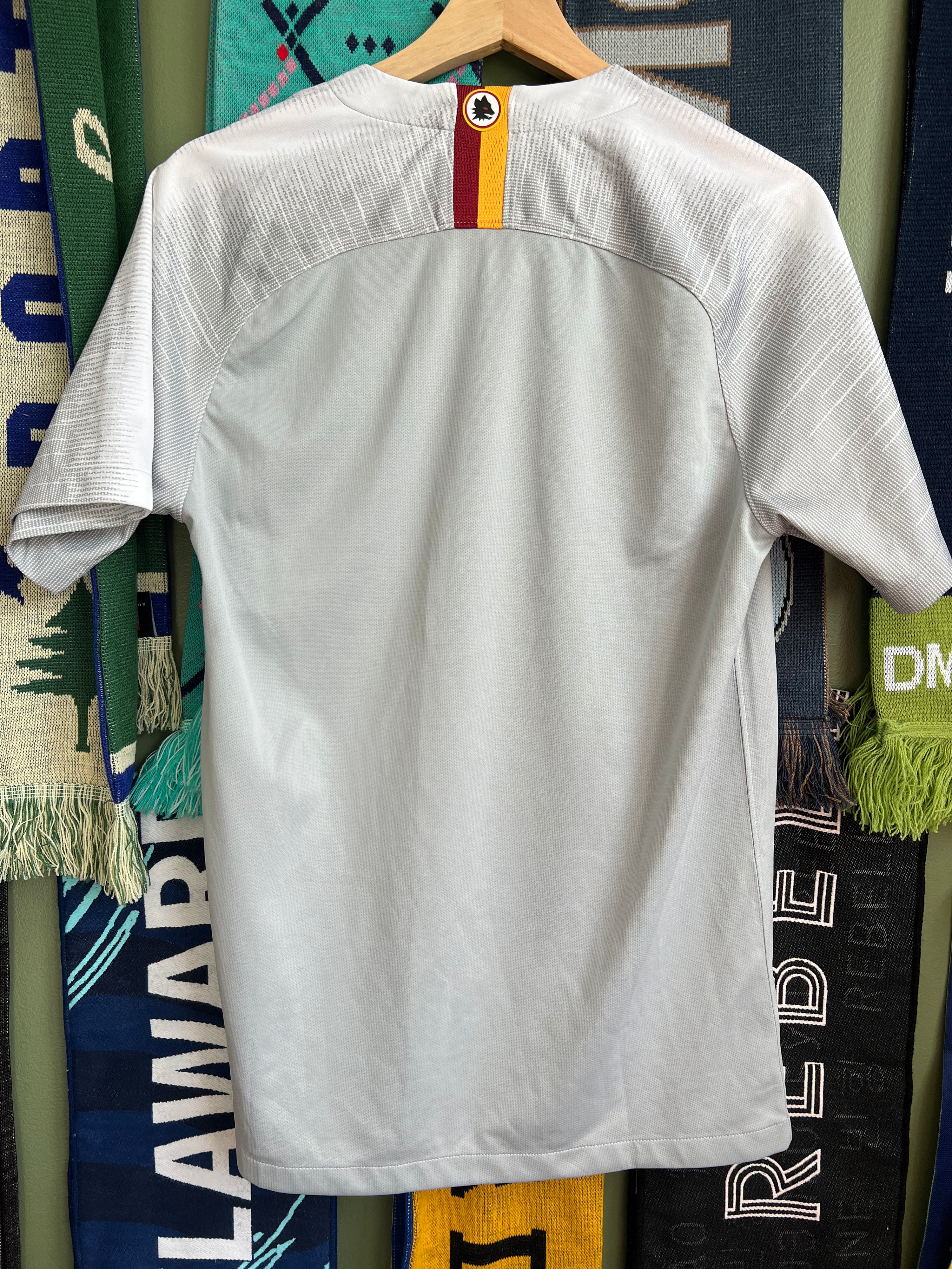 AS Roma 2018 Vintage Away Jersey-Olive & York