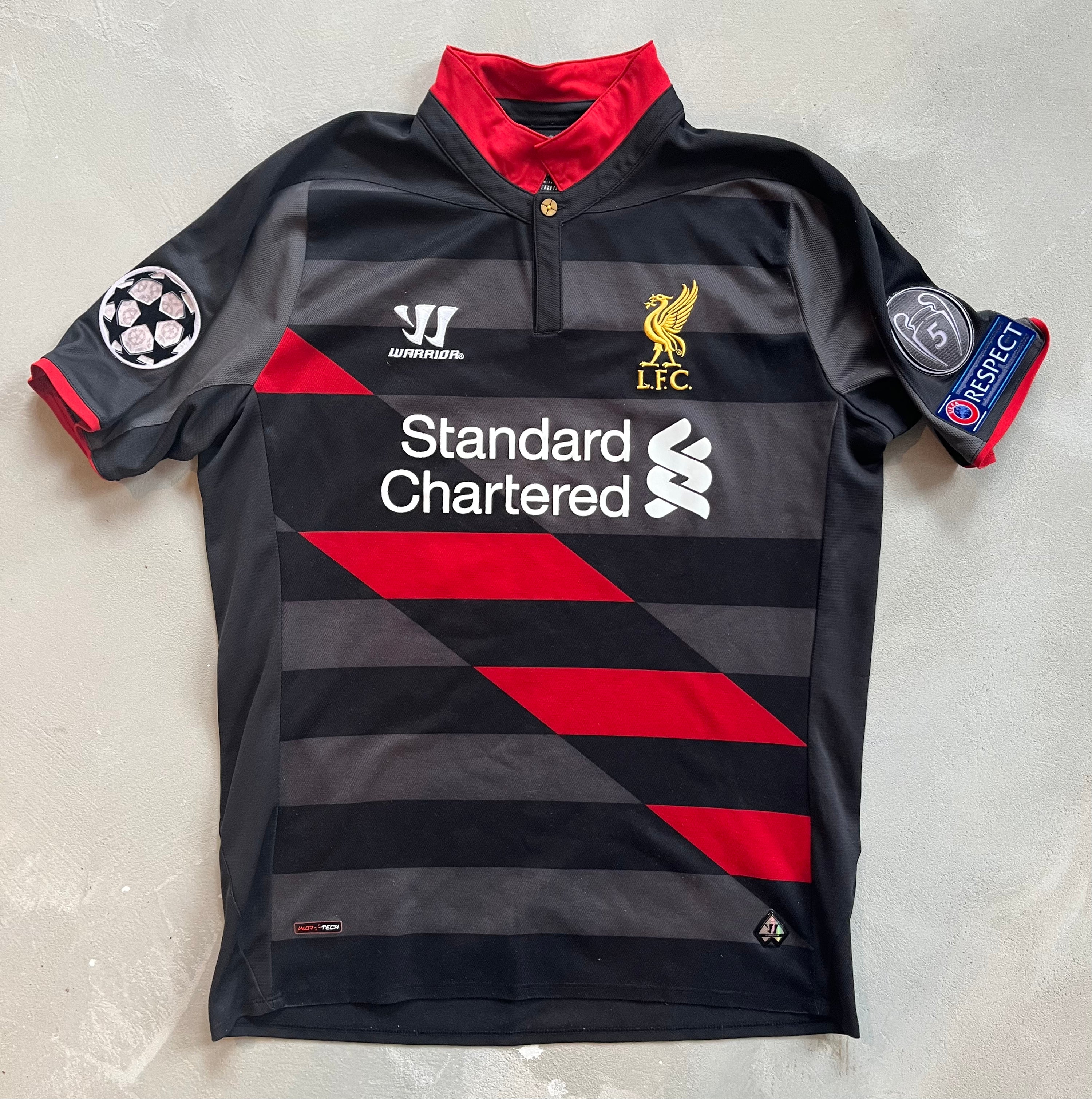 Liverpool 2014/15 Vintage Third Kit - Size Medium-Olive & York