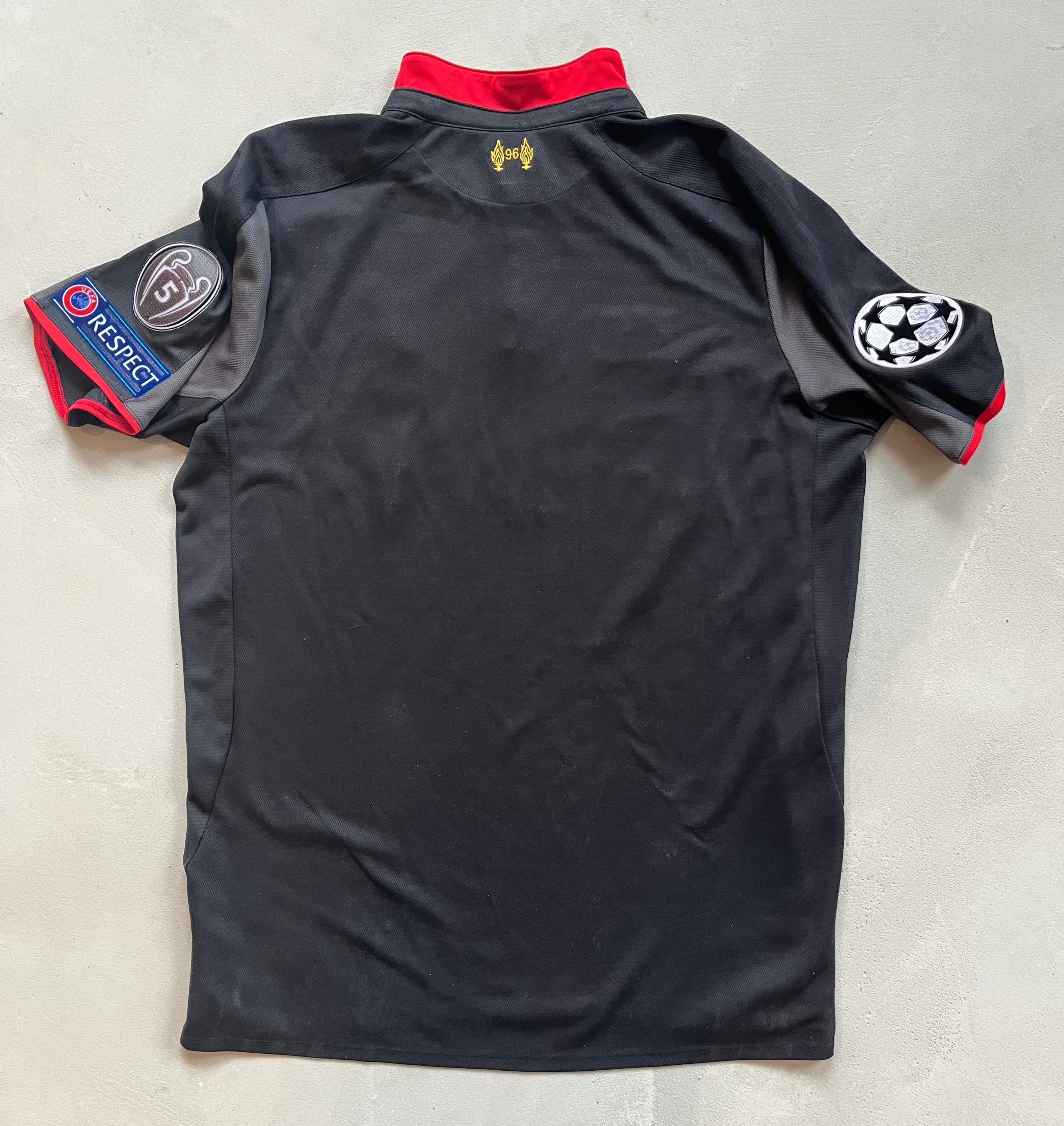 Liverpool 2014/15 Vintage Third Kit - Size Medium-Olive & York