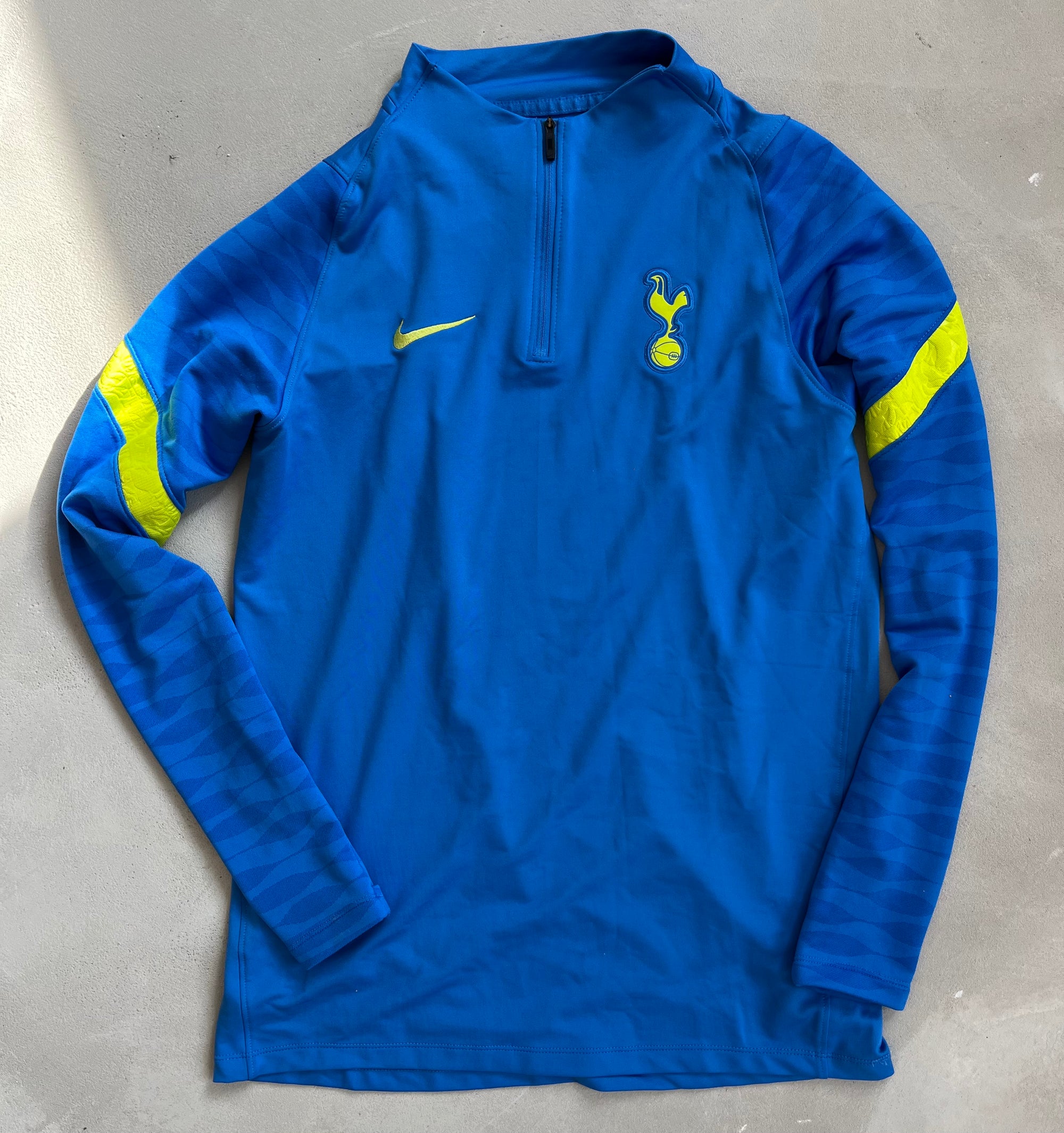 Tottenham Quarter Zip Warm Up Vintage Jacket - Size Medium-Olive & York