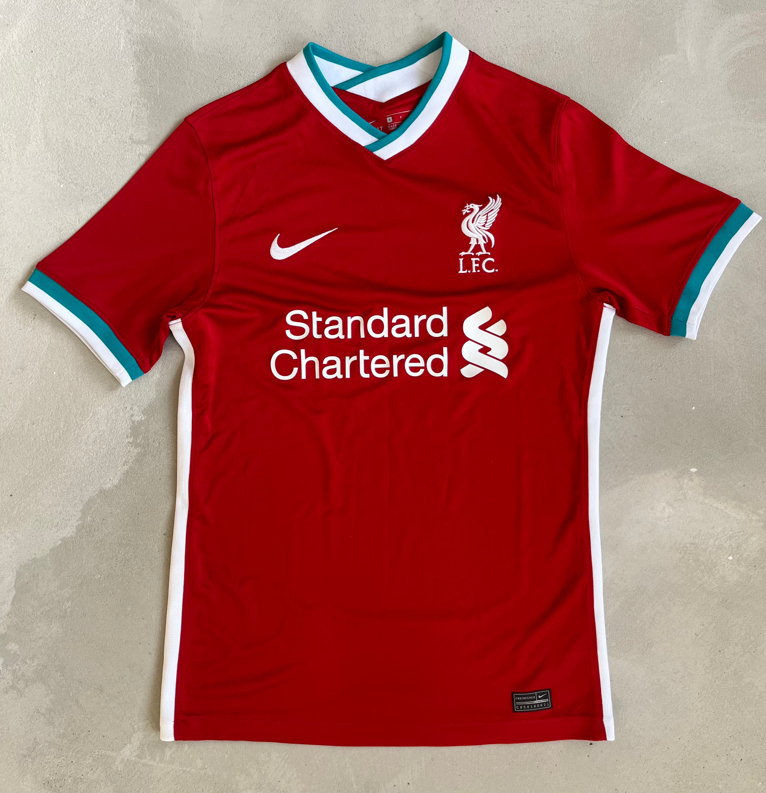 Liverpool 2020 Home Kit Size Small Olive York
