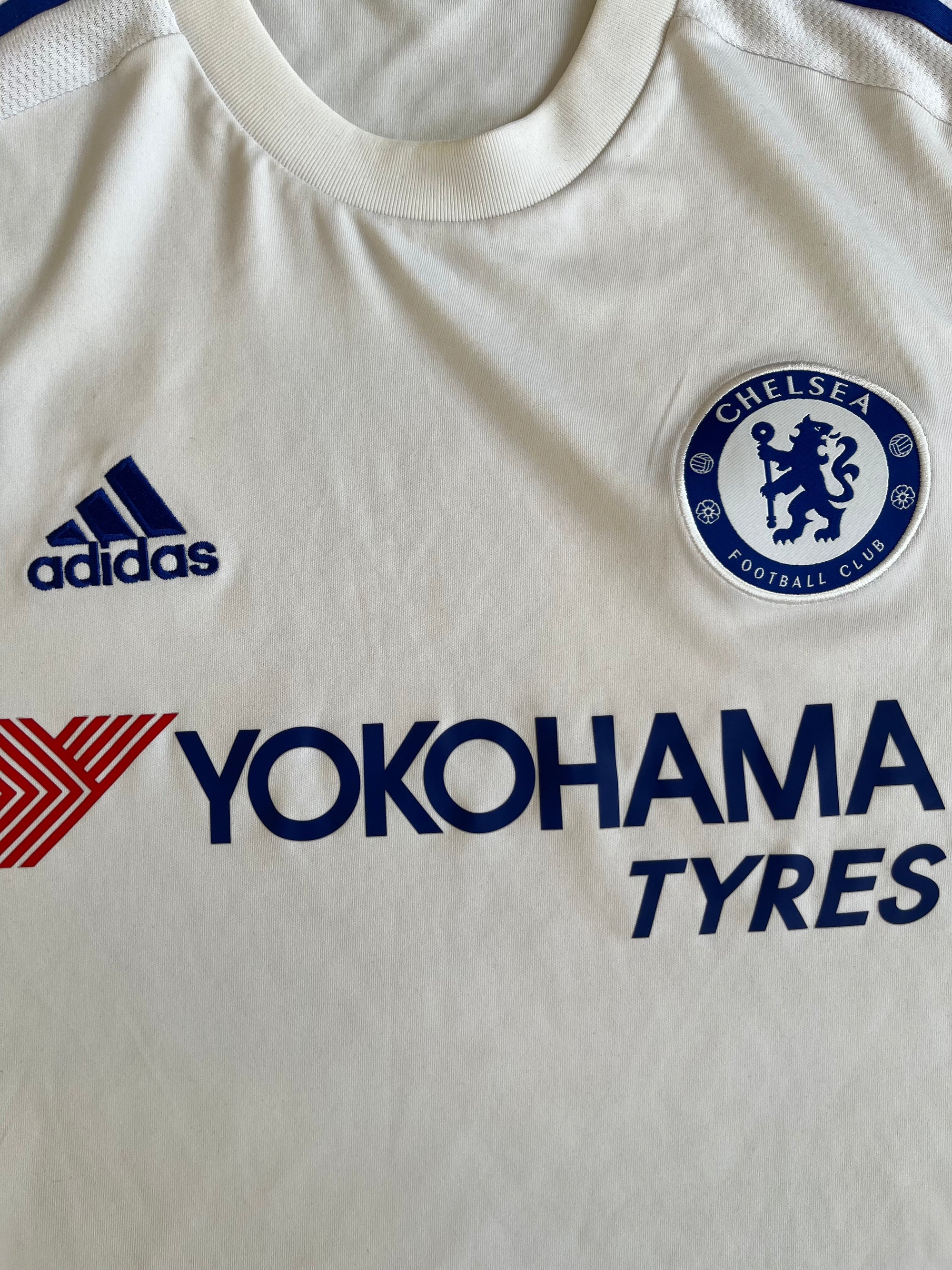 Chelsea 2015/16 Vintage Away Jersey - Size Medium-Olive & York