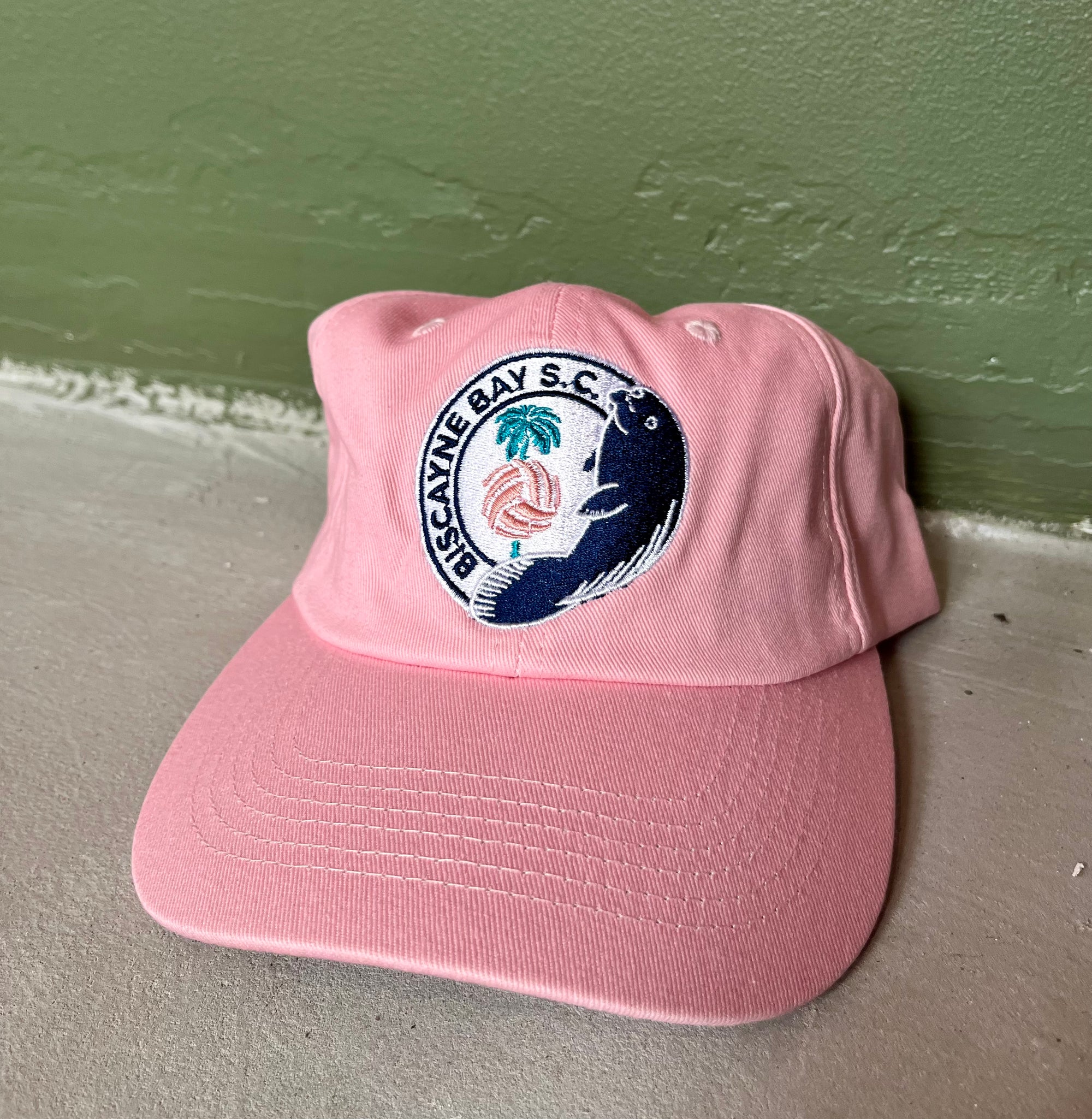 Biscayne Bay Alternate Badge Strapback Cap-Olive & York