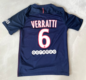 Paris Saint-Germain 2016/17 Vintage Verratti Home Jersey-Olive & York