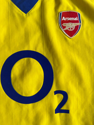 Arsenal 2003/04 Vintage Away Jersey-Olive & York