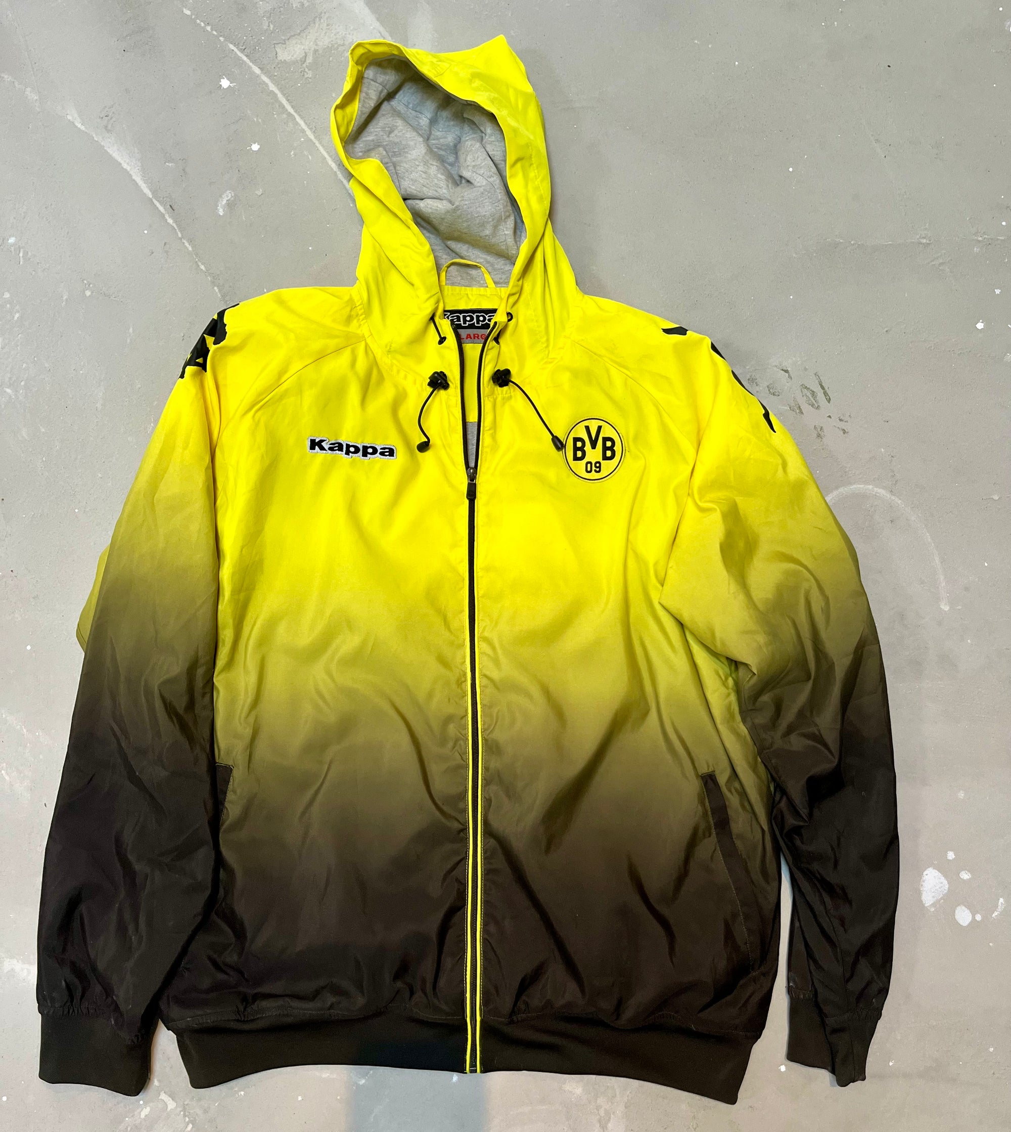 Dortmund Vintage Kappa Hooded Jacket-Olive & York
