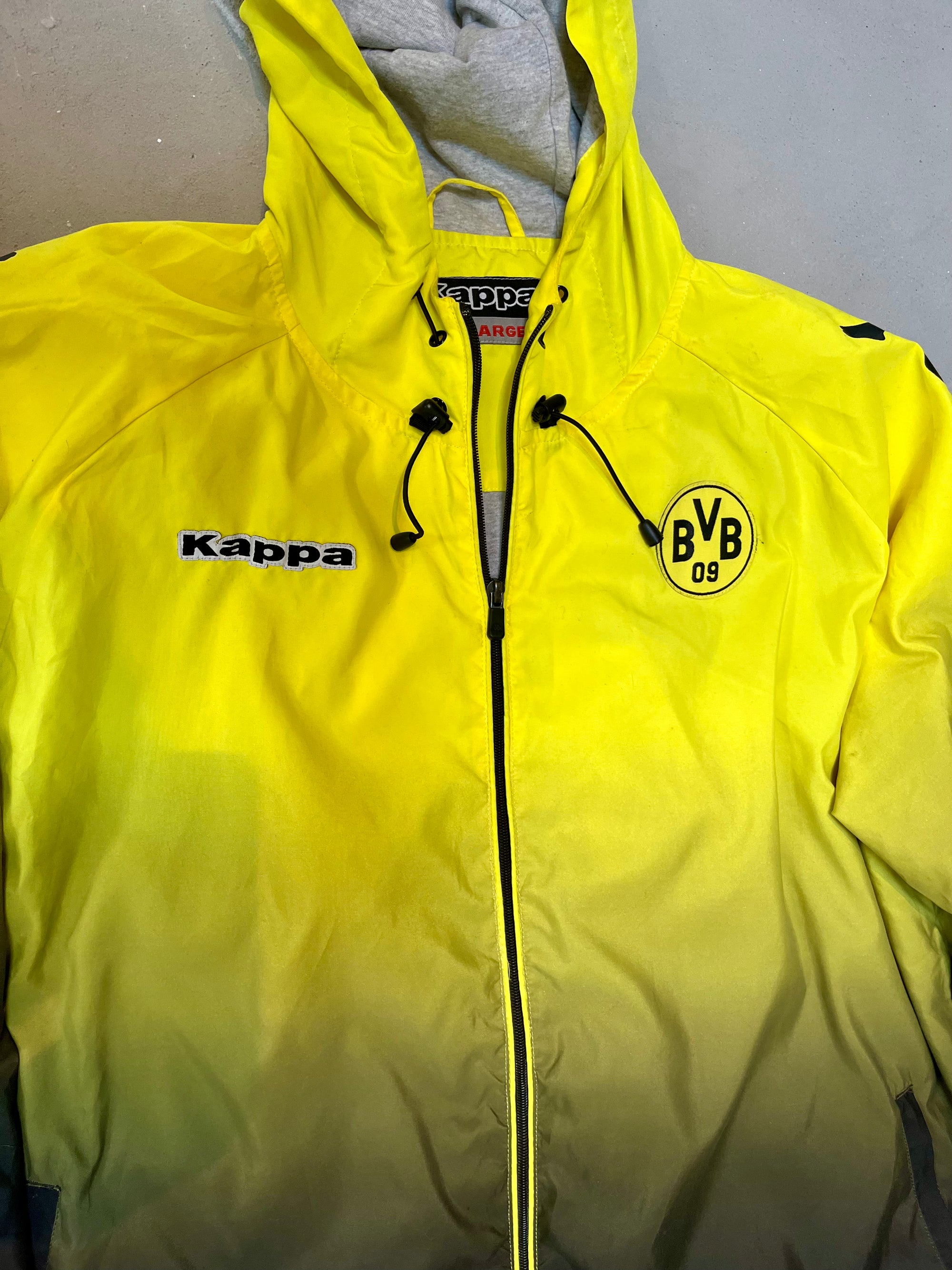 Dortmund Vintage Kappa Hooded Jacket-Olive & York