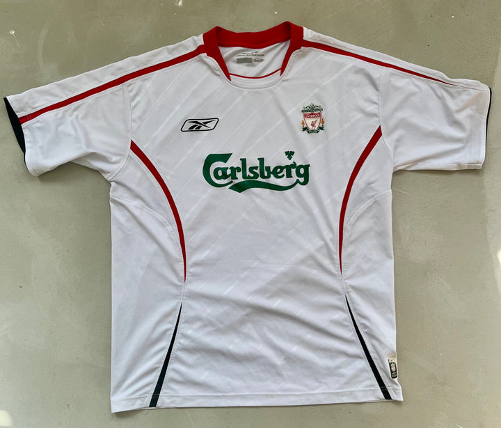 Liverpool 2005/06 Vintage Away Kit-Olive & York