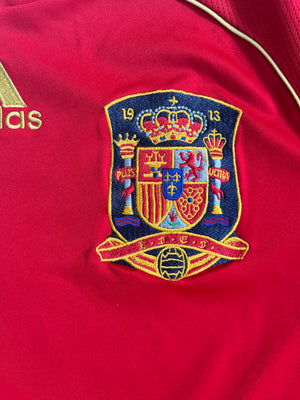 Spain 2008 Vintage Home Jersey-Olive & York