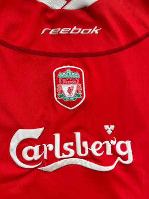 Liverpool 2003 Vintage Home Jersey-Olive & York