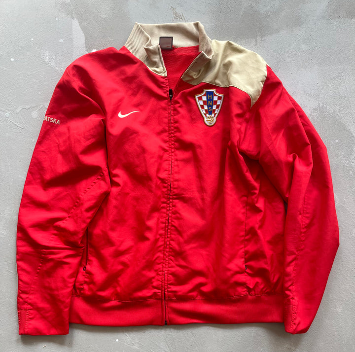 Croatia Vintage Full Zip Warmup Jacket-Olive & York