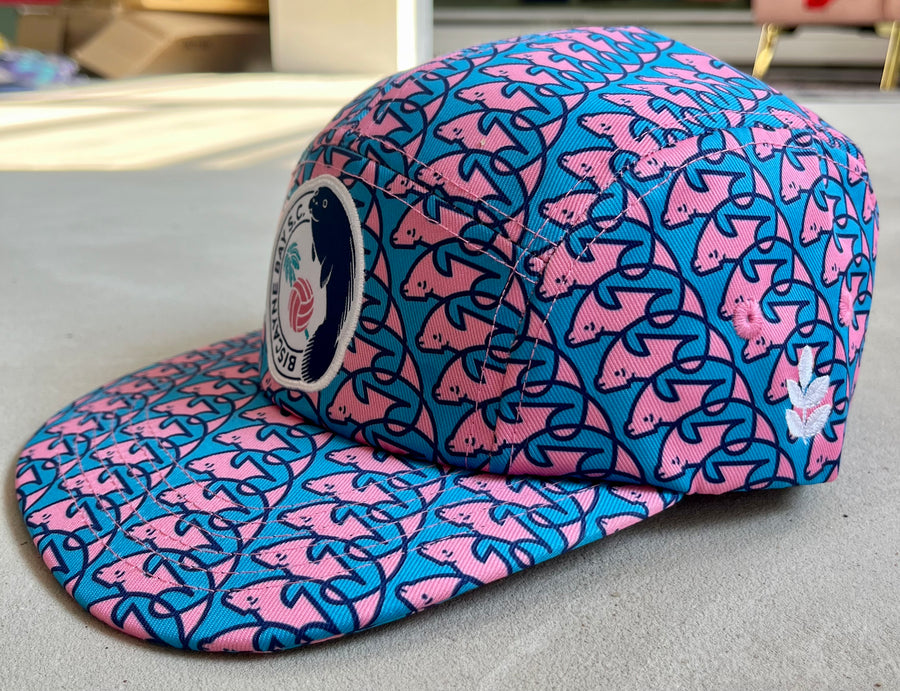 Biscayne Bay SC Misprint Summer Cap-Olive & York