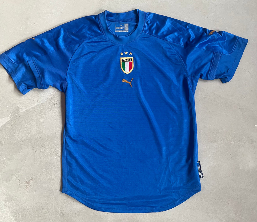 Italy 2004 Vintage Home Jersey-Olive & York