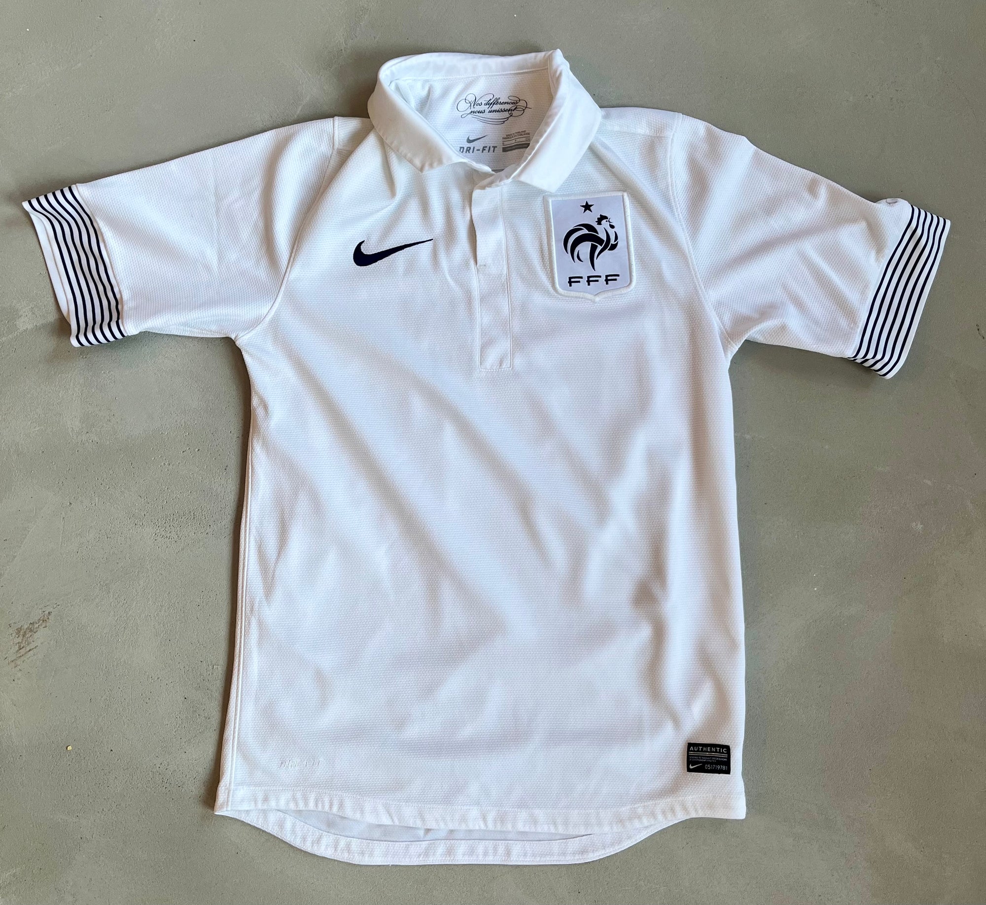 France National Team Vintage 2012 Away Jersey-Olive & York