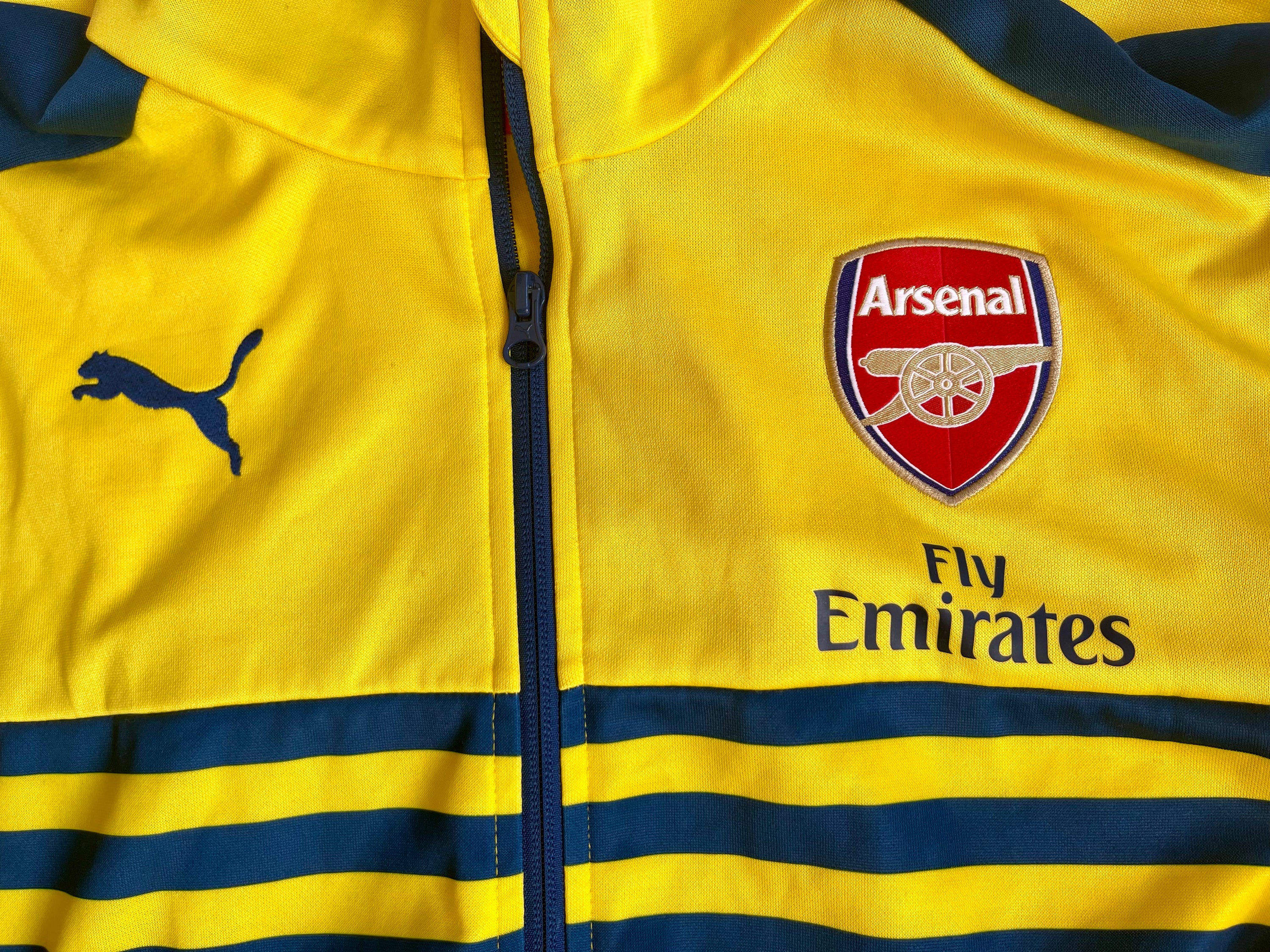 Arsenal Vintage Full Zip Track Jacket-Olive & York