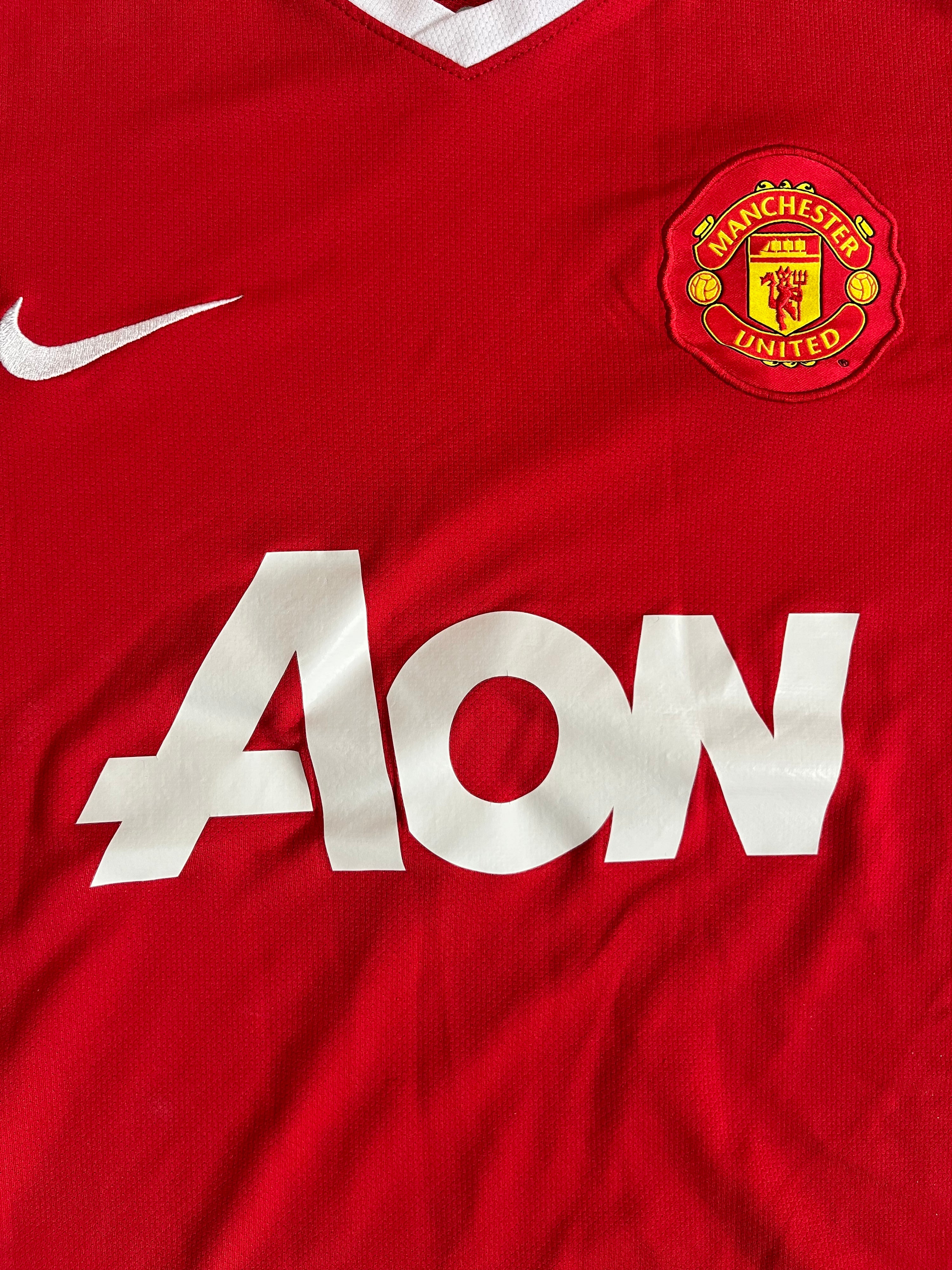 Manchester United Vintage 2010 Home Jersey-Olive & York