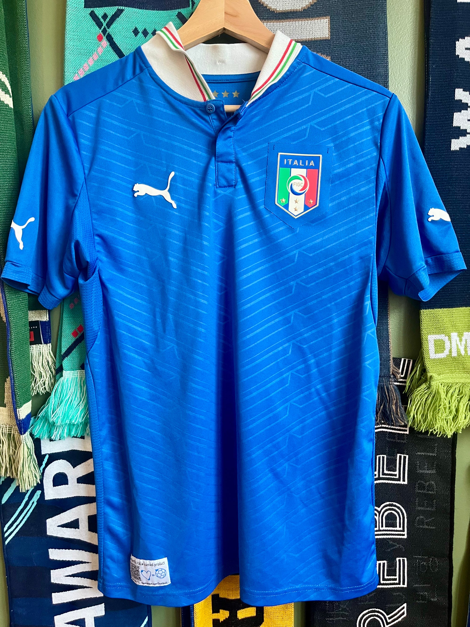 Italy 2012 Vintage Home Jersey-Olive & York