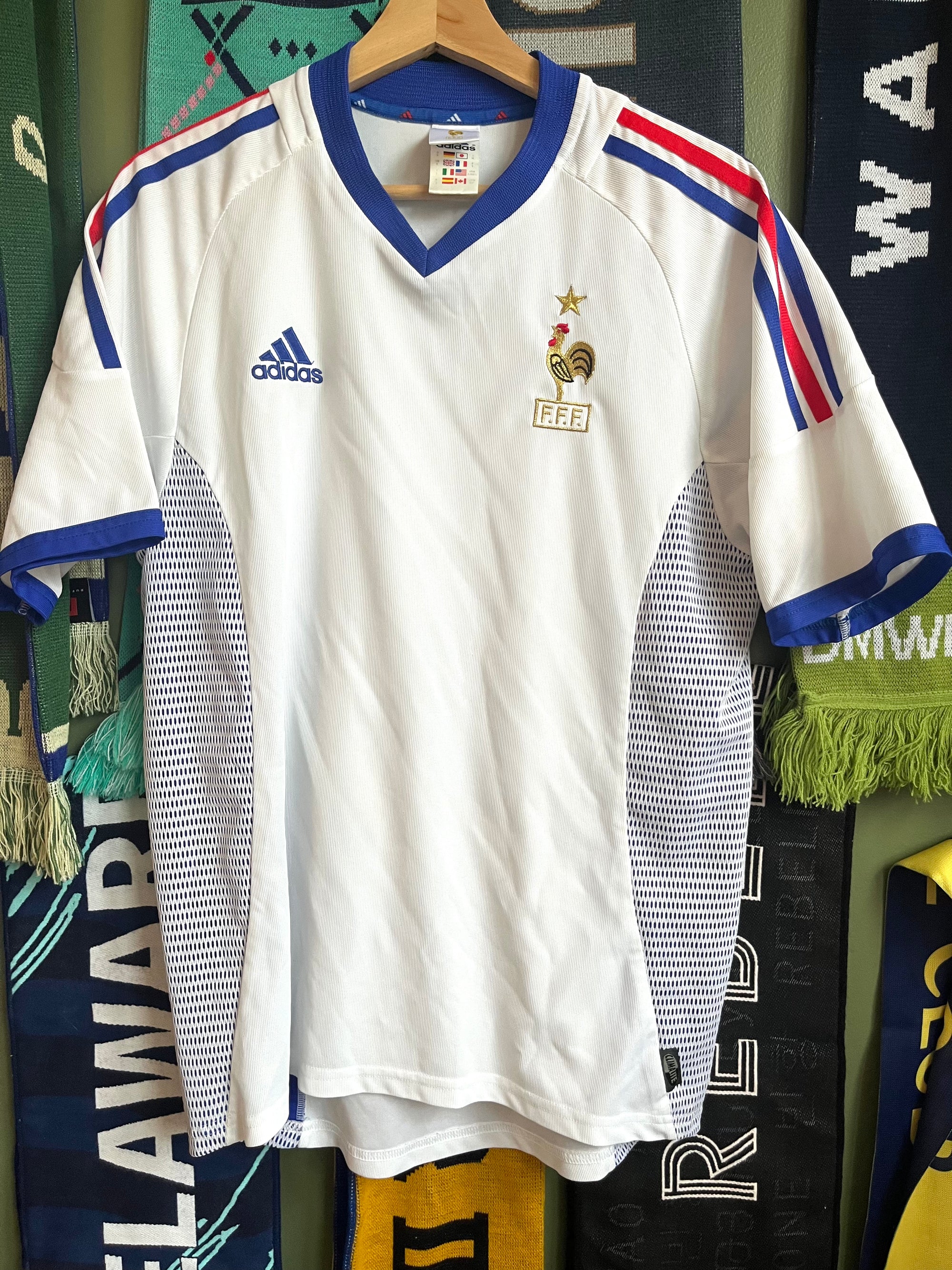 France 2002 Vintage Away Jersey-Olive & York