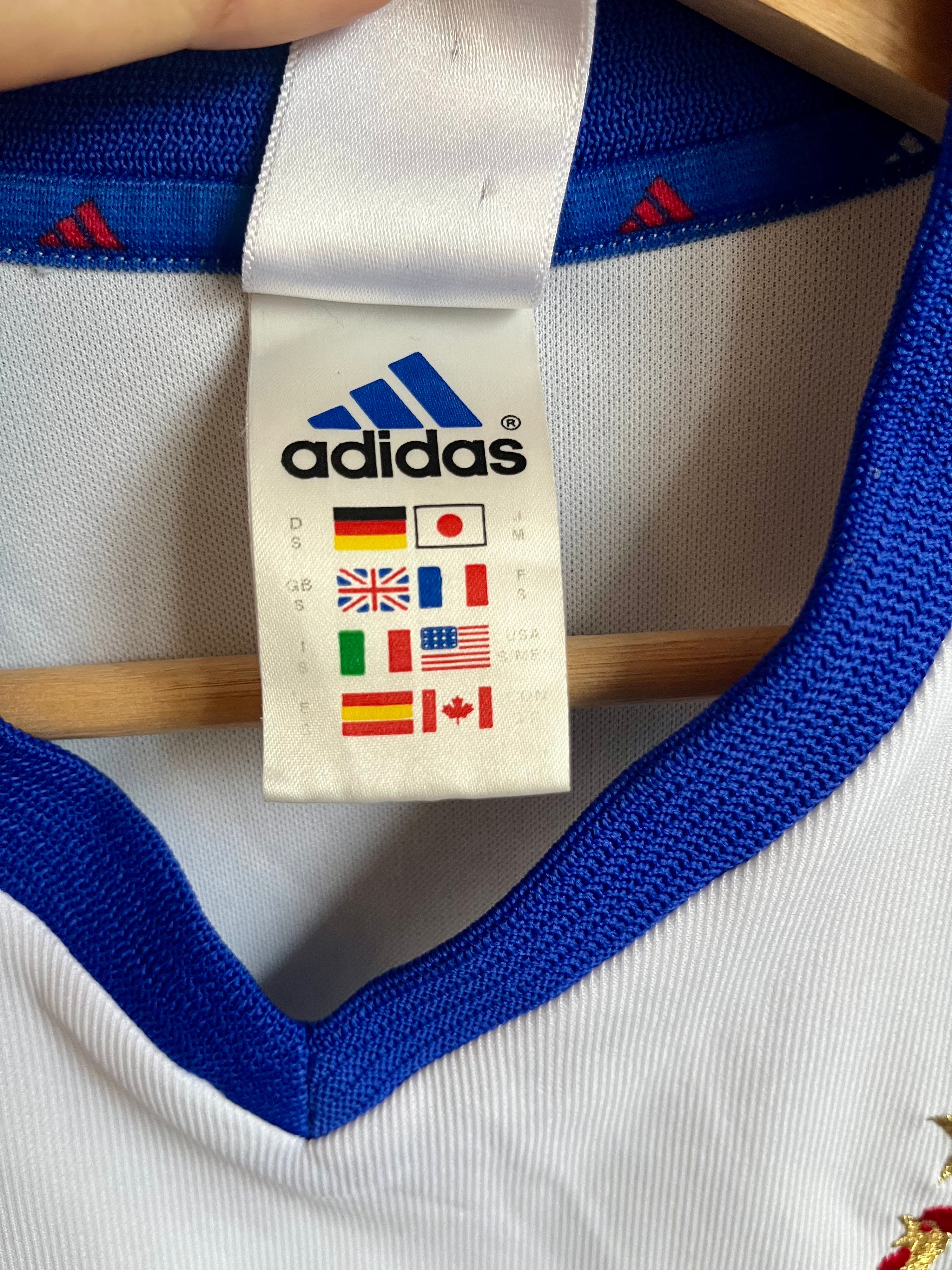 France 2002 Vintage Away Jersey-Olive & York